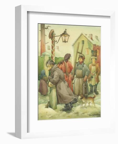 Russian Scene 01, 1994-Kestutis Kasparavicius-Framed Giclee Print