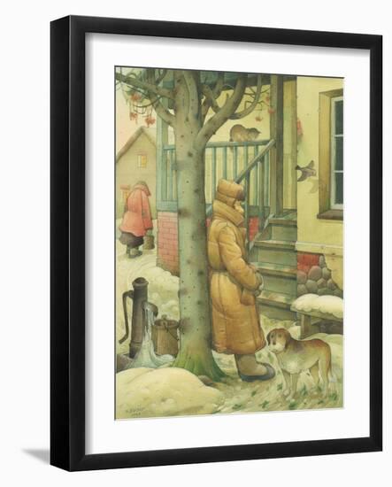 Russian Scene 03, 1994-Kestutis Kasparavicius-Framed Giclee Print