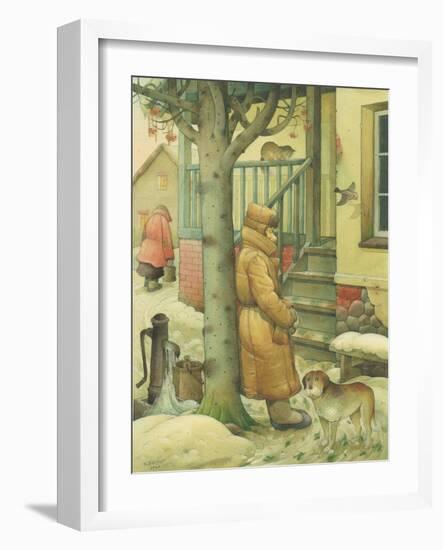 Russian Scene 03, 1994-Kestutis Kasparavicius-Framed Giclee Print