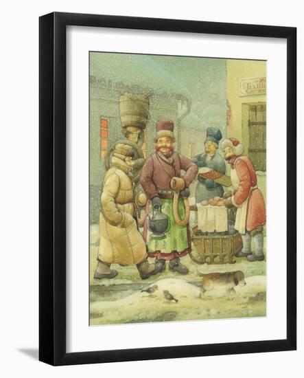 Russian Scene 07, 1994-Kestutis Kasparavicius-Framed Giclee Print