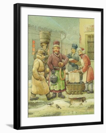 Russian Scene 07, 1994-Kestutis Kasparavicius-Framed Giclee Print