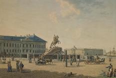 Coronation of the Czar Alexander I, Moscow, September 1801, 1801-Russian School-Framed Stretched Canvas