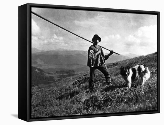 Russian Shepherd-null-Framed Stretched Canvas