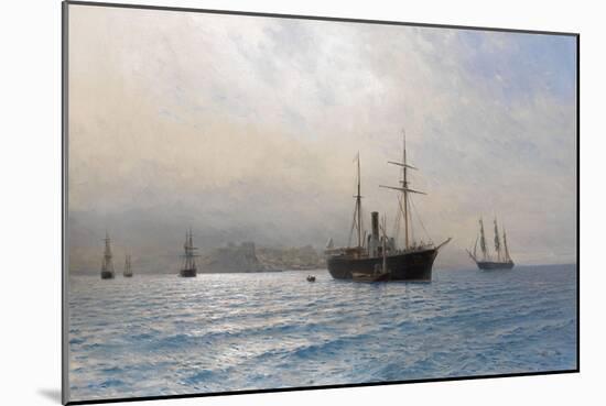 Russian Ship at the Entrance to the Bosphorus Strait, after the Russo-Turkish War of 1877-1878-Lev Felixovich Lagorio-Mounted Giclee Print