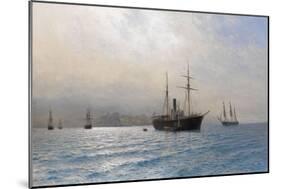 Russian Ship at the Entrance to the Bosphorus Strait, after the Russo-Turkish War of 1877-1878-Lev Felixovich Lagorio-Mounted Giclee Print