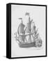 Russian Ship of the Line Poltava-null-Framed Stretched Canvas