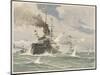 Russian Ships Break Out of Port Arthur-null-Mounted Art Print