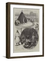 Russian Sketches, Laplanders on the Neva, St Petersburg-null-Framed Giclee Print