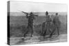 Russian Soldier Assaulting His Retreating Comrade, Ternopil, Ukraine, First World War, 1 July 1917-null-Stretched Canvas