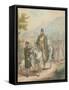 Russian Soldiers Accompanying a Priest on Horseback-Georg Emanuel Opitz-Framed Stretched Canvas