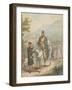 Russian Soldiers Accompanying a Priest on Horseback-Georg Emanuel Opitz-Framed Giclee Print