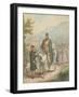 Russian Soldiers Accompanying a Priest on Horseback-Georg Emanuel Opitz-Framed Giclee Print