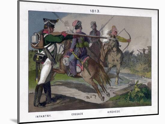 Russian Soldiers of 1813-null-Mounted Giclee Print