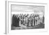 Russian Soldiers Sing, 1855-null-Framed Art Print