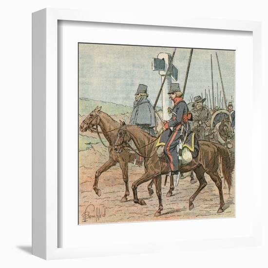 Russian Soldiers-Louis Charles Bombled-Framed Art Print