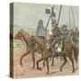 Russian Soldiers-Louis Charles Bombled-Stretched Canvas