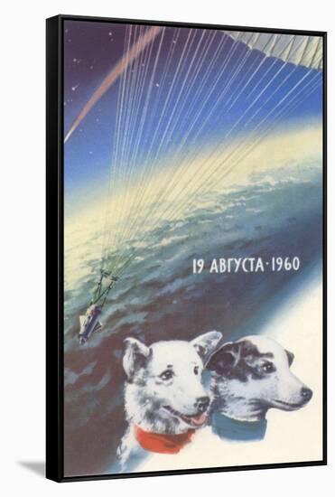 Russian Space Dogs-null-Framed Stretched Canvas