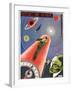 Russian Space Film Poster-null-Framed Art Print