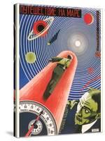 Russian Space Film Poster-null-Stretched Canvas