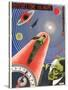 Russian Space Film Poster-null-Stretched Canvas