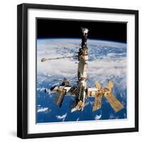 Russian Space Station Mir-null-Framed Photo