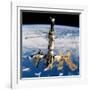 Russian Space Station Mir-null-Framed Photo