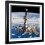 Russian Space Station Mir-null-Framed Photo