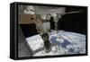 Russian Spacecraft Docked to the International Space Station-null-Framed Stretched Canvas