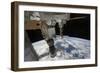 Russian Spacecraft Docked to the International Space Station-null-Framed Photographic Print