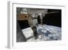 Russian Spacecraft Docked to the International Space Station-null-Framed Photographic Print