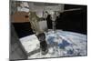 Russian Spacecraft Docked to the International Space Station-null-Mounted Photographic Print