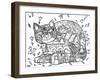 Russian Suzdal Line Art-Oxana Zaika-Framed Giclee Print