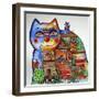 Russian Tale Cat-Oxana Zaika-Framed Giclee Print