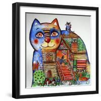 Russian Tale Cat-Oxana Zaika-Framed Giclee Print