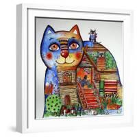 Russian Tale Cat-Oxana Zaika-Framed Giclee Print