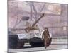 Russian Tank in Budapest in 1956-null-Mounted Giclee Print