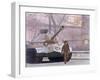 Russian Tank in Budapest in 1956-null-Framed Giclee Print