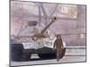 Russian Tank in Budapest in 1956-null-Mounted Giclee Print