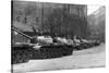 Russian Tanks in Budapest-null-Stretched Canvas