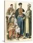 Russian Tartars from the Crimea in their Native Clothing-null-Stretched Canvas