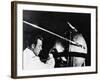 Russian Technician with Sputnik 1-null-Framed Photo