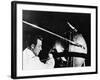 Russian Technician with Sputnik 1-null-Framed Photo