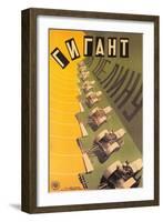 Russian Tractor Film Poster-null-Framed Art Print