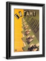 Russian Tractor Film Poster-null-Framed Art Print