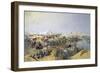 Russian Troops Crossing the Amu Darya River, 1873-Nikolai Karasin-Framed Giclee Print