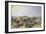 Russian Troops Crossing the Amu Darya River, 1873-Nikolai Karasin-Framed Giclee Print