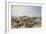 Russian Troops Crossing the Amu Darya River, 1873-Nikolai Karasin-Framed Giclee Print