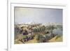 Russian Troops Crossing the Amu Darya River, 1873-Nikolai Karasin-Framed Giclee Print