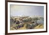 Russian Troops Crossing the Amu Darya River, 1873-Nikolai Karasin-Framed Giclee Print