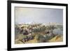 Russian Troops Crossing the Amu Darya River, 1873-Nikolai Karasin-Framed Giclee Print